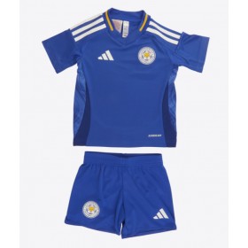 Leicester City Heimtrikot 2024-25 Kurzarm (+ kurze hosen)